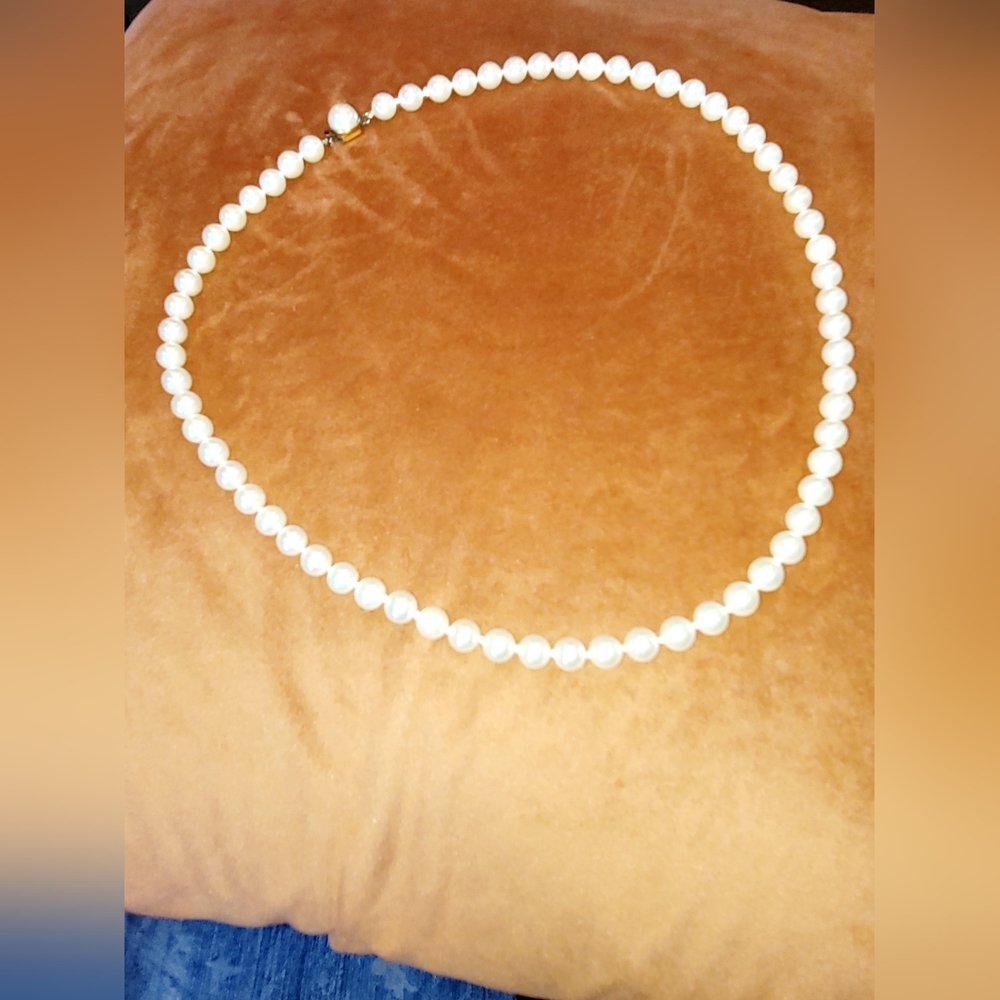 VINTAGE-😍-Majorica_pearl Necklace